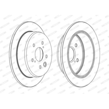 Тормозной диск Ferodo ddf1815c