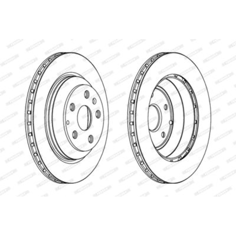 Тормозной диск Ferodo ddf1855c1
