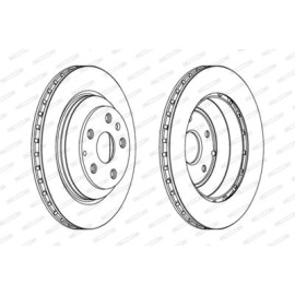 Тормозной диск Ferodo ddf1855c1
