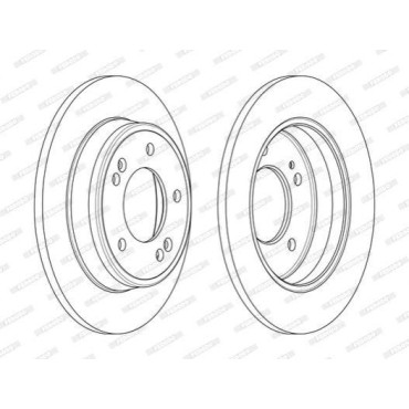 Гальмівний диск Ferodo ddf2193c