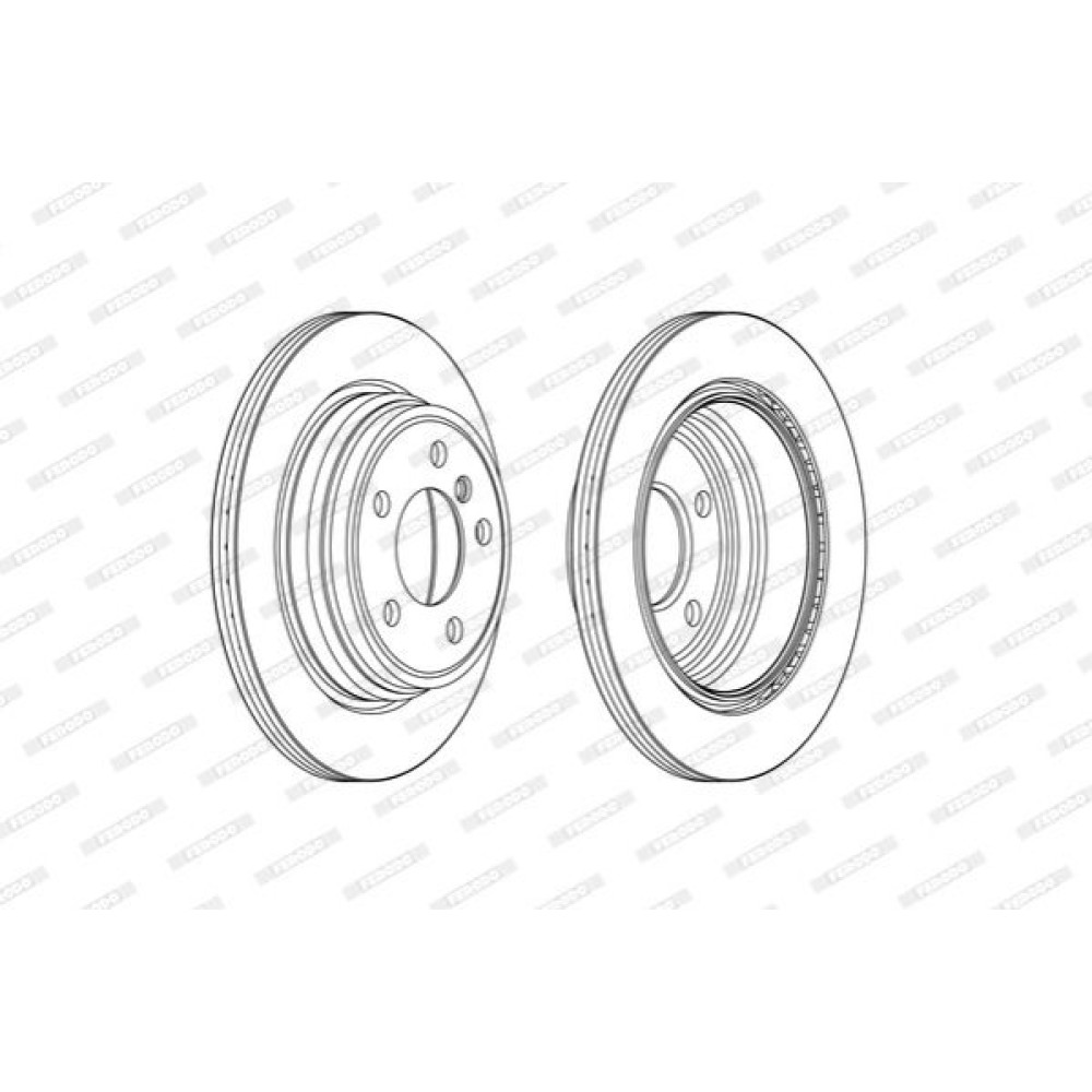Тормозной диск Ferodo ddf2313c