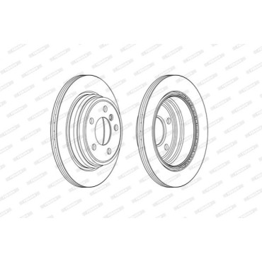 Тормозной диск Ferodo ddf2313c