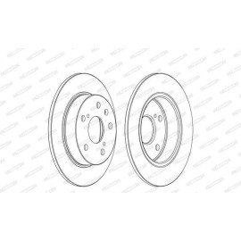 Ferodo ddf2493c Диск гальмівний Ferodo ddf2493c