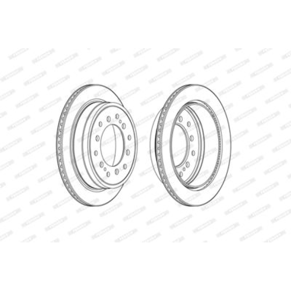 Гальмівний диск Ferodo ddf2505c