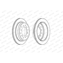 Гальмівний диск Ferodo ddf2505c