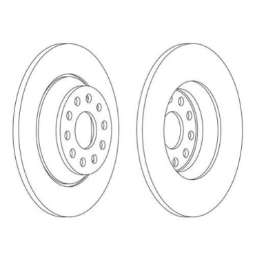 Гальмівний диск Ferodo ddf2506c