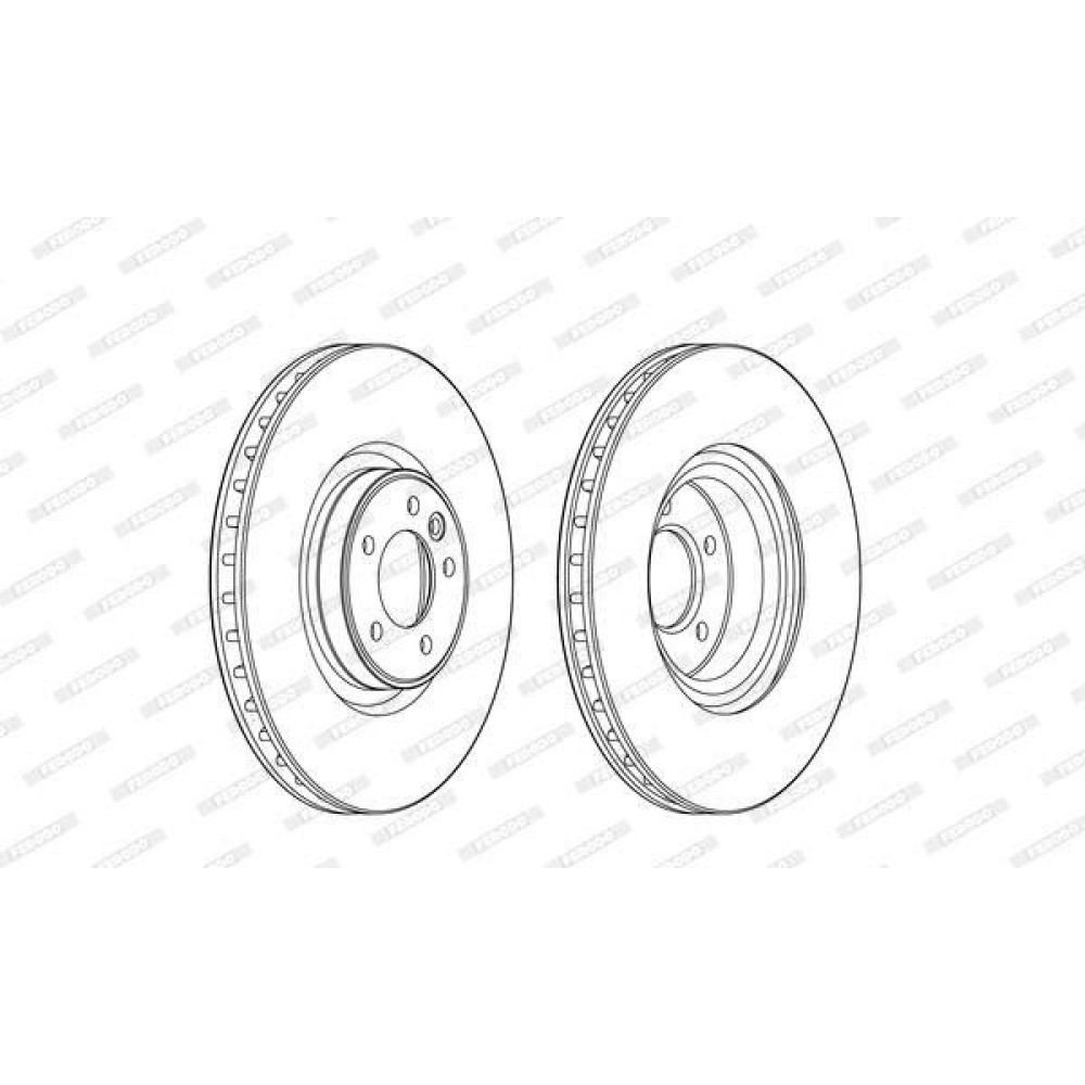 Гальмівний диск Ferodo ddf2601c1