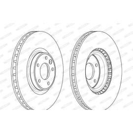 Гальмівний диск Ferodo ddf2601c1