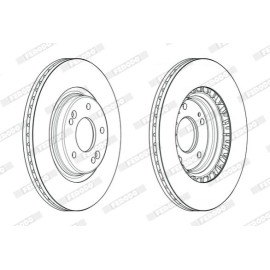 Гальмівний диск Ferodo ddf2680c