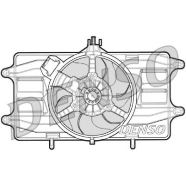 Вентилятор DENSO der09021