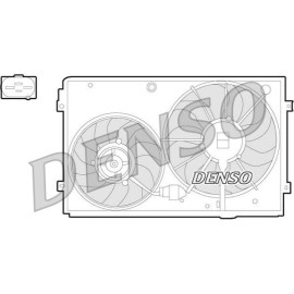 Вентилятор охолодження радіатора DENSO der32011