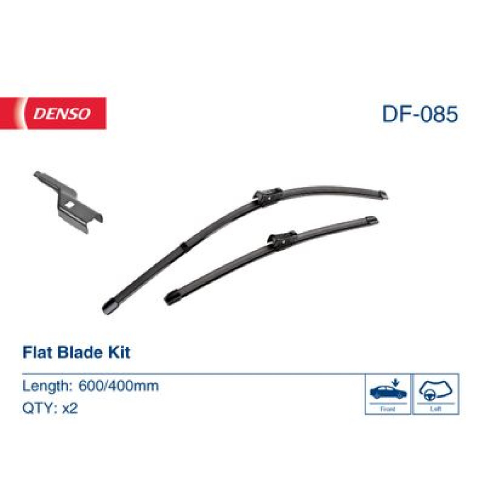 Комплект щеток стеклоочистителя 600/400мм 2шт DENSO df085