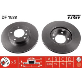 Гальмівний диск TRW df1538