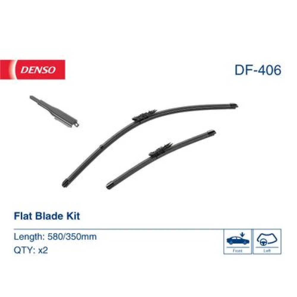 К-т щетки стеклоочистителя (580/350 мм) DENSO df406