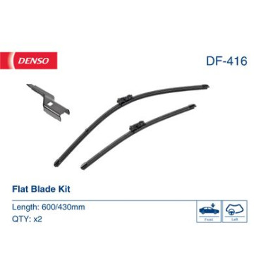 Комплект щеток стеклоочистителя 600/430мм 2шт DENSO df416