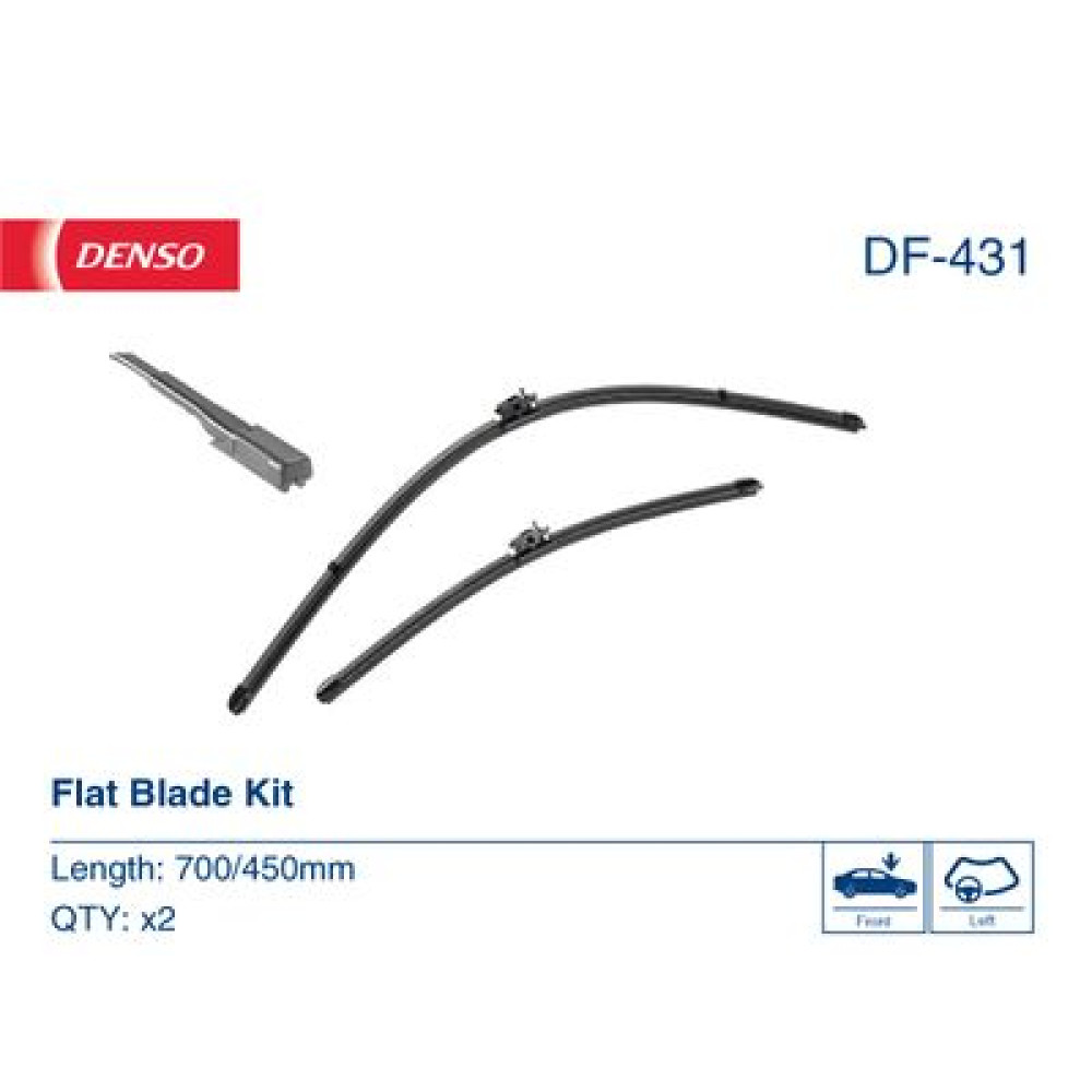К-т щітки склоочисника (700/450 мм) DENSO df431