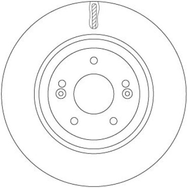 Диск гальмівний TRW df7592
