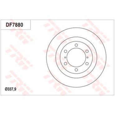 Тормозной диск TRW df7880s