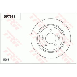 Диск гальмівний TRW df7953