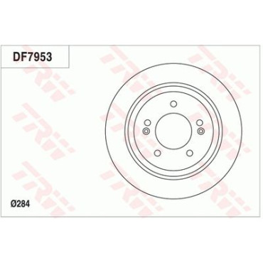 Диск тормозной TRW df7953