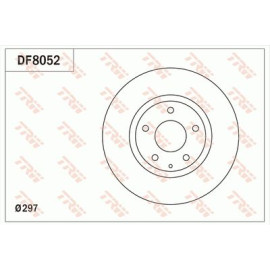 Гальмівний диск trw df8052