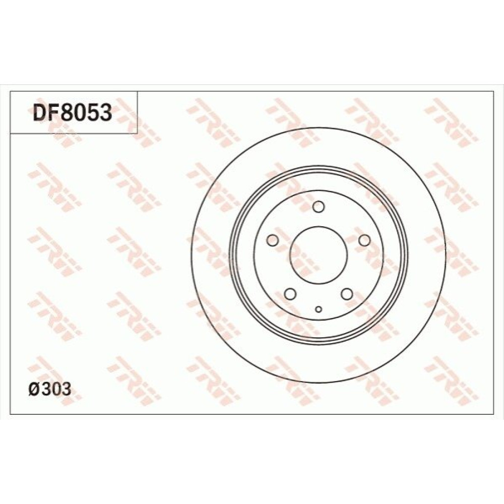 Диск тормозной TRW df8053