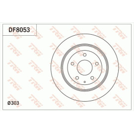 Диск тормозной TRW df8053