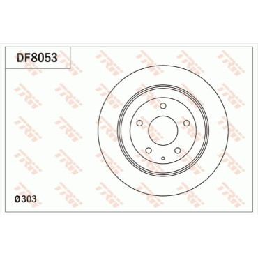 Диск гальмівний TRW df8053