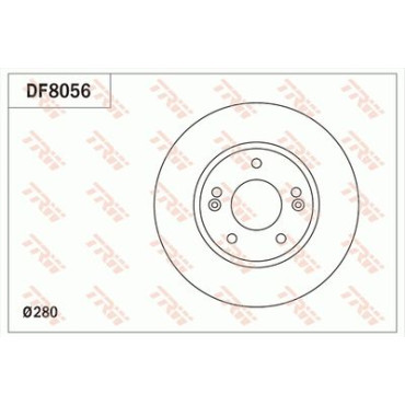 Тормозной диск TRW df8056