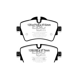 Тормозные колодки, комплект EBC dp42227r