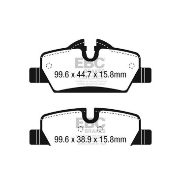 Тормозные колодки, комплект EBC dp42228r