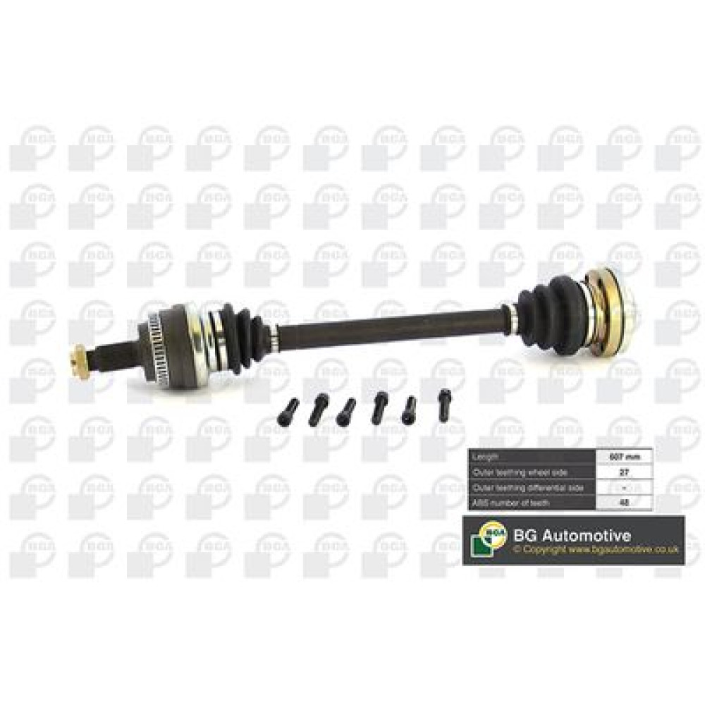 Полуось левая BGA ds0900l