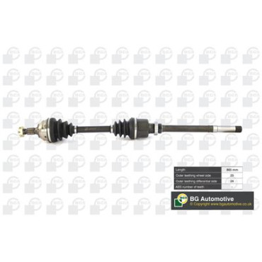 Полуось правая BGA ds1410r