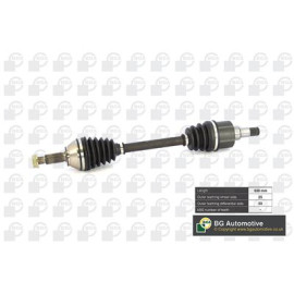 BGA ds2301l Полуось 630mm левая BGA ds2301l