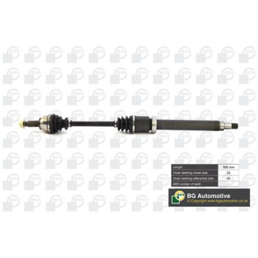 Піввісь 930mm права BGA ds2304r