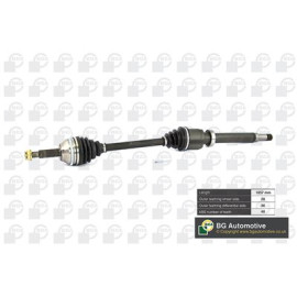 Полуось 1057mm правая BGA ds2351ra
