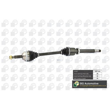 Полуось 1057mm правая BGA ds2351ra