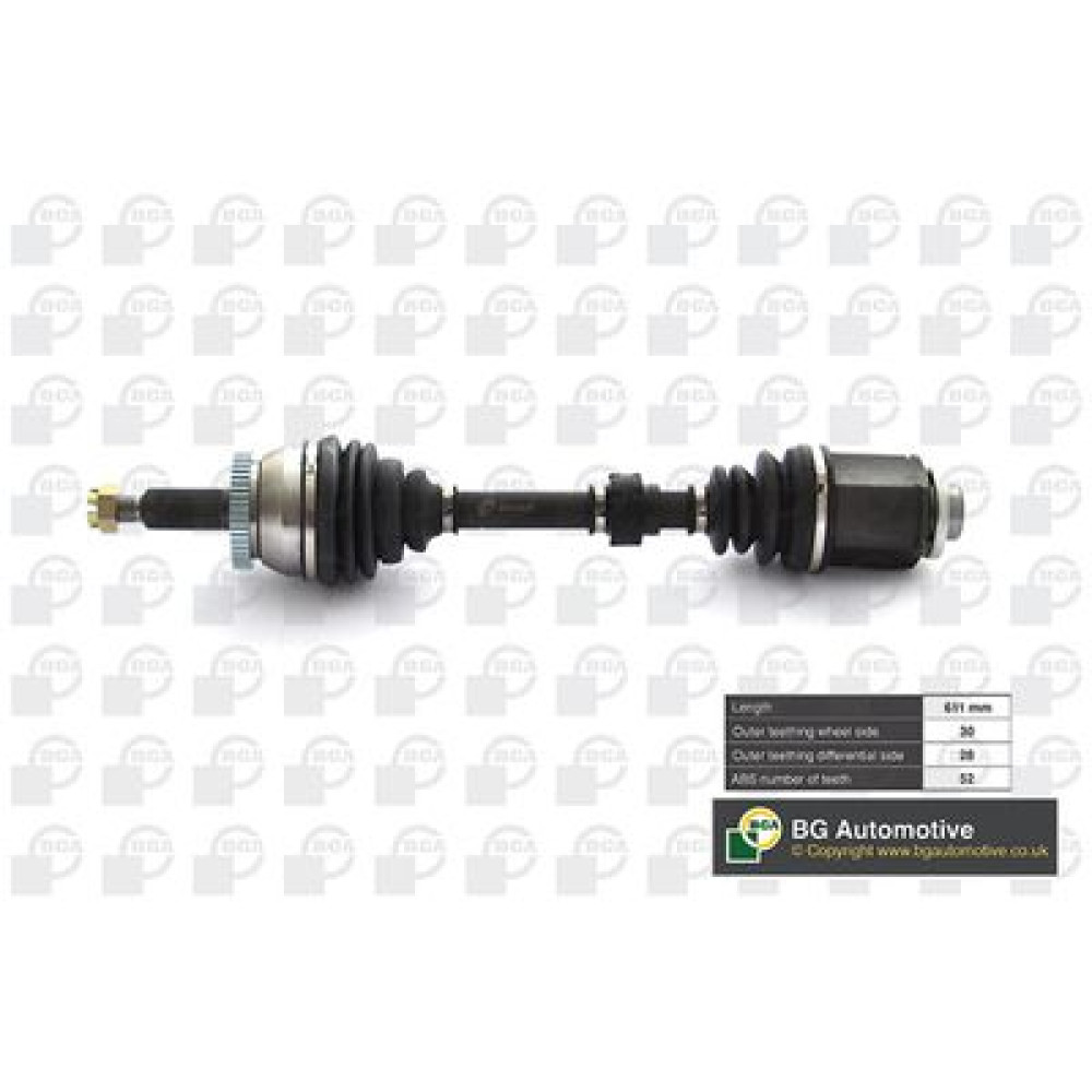 Полуось правая BGA ds2707r
