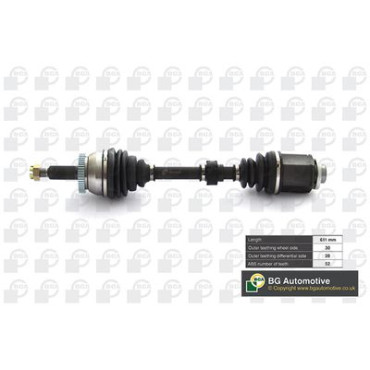 Полуось правая BGA ds2707r