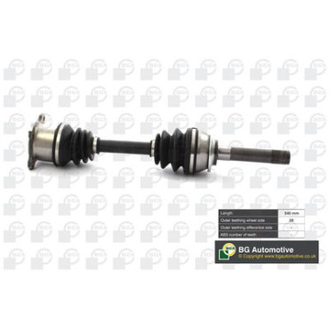 Приводной вал правый BGA ds6100r