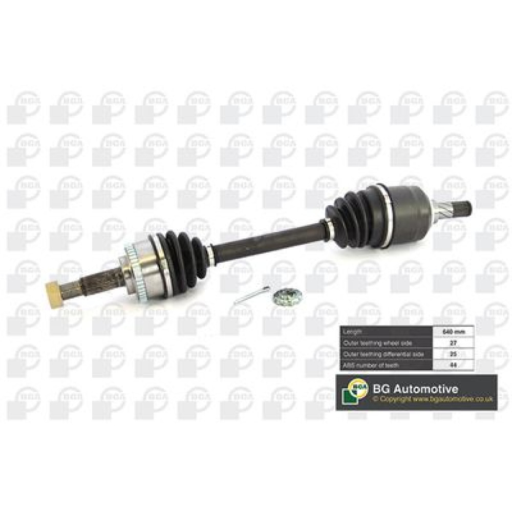 Піввісь 640mm ліва BGA ds6305la