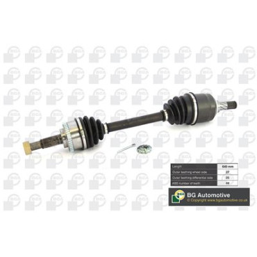 Полуось 640mm левая BGA ds6305la