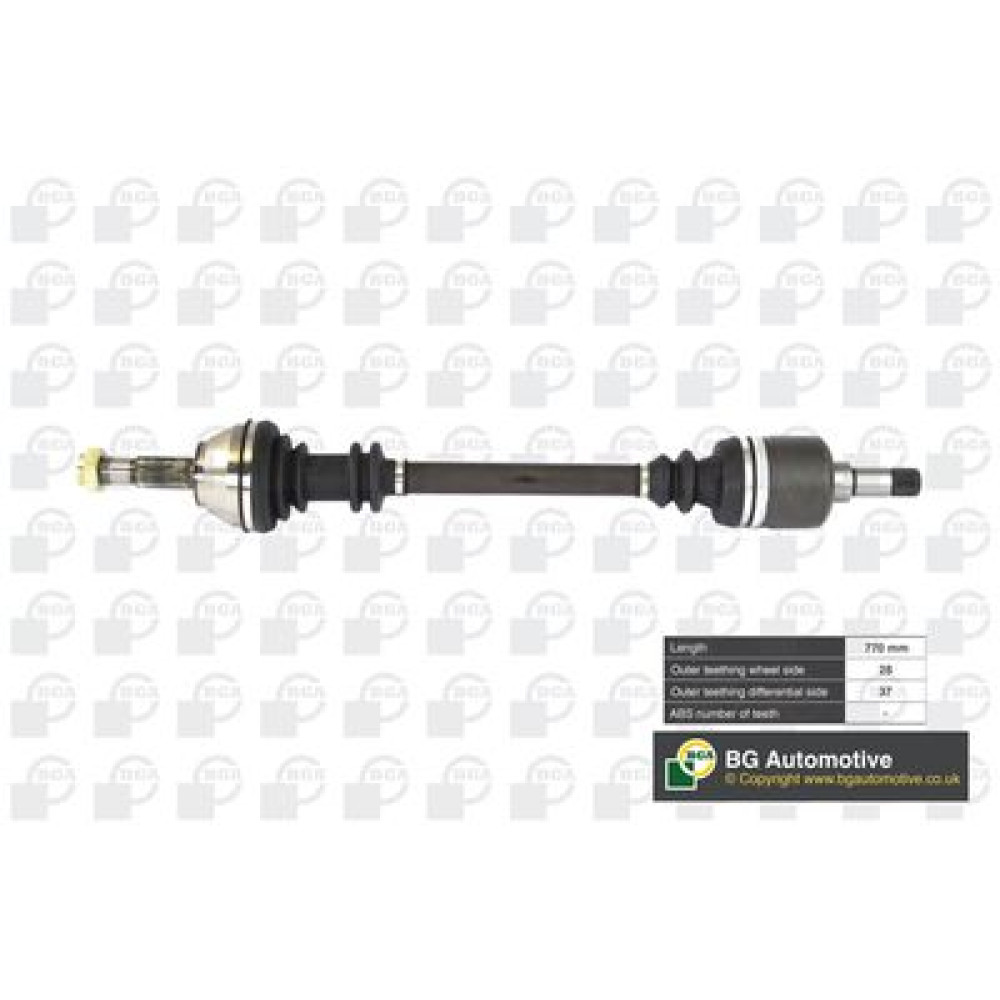 Полуось левая BGA ds6710l