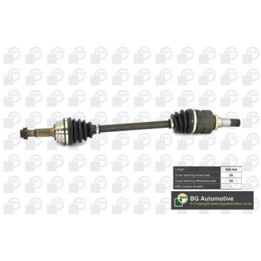 Полуось 650mm левая BGA ds6730l