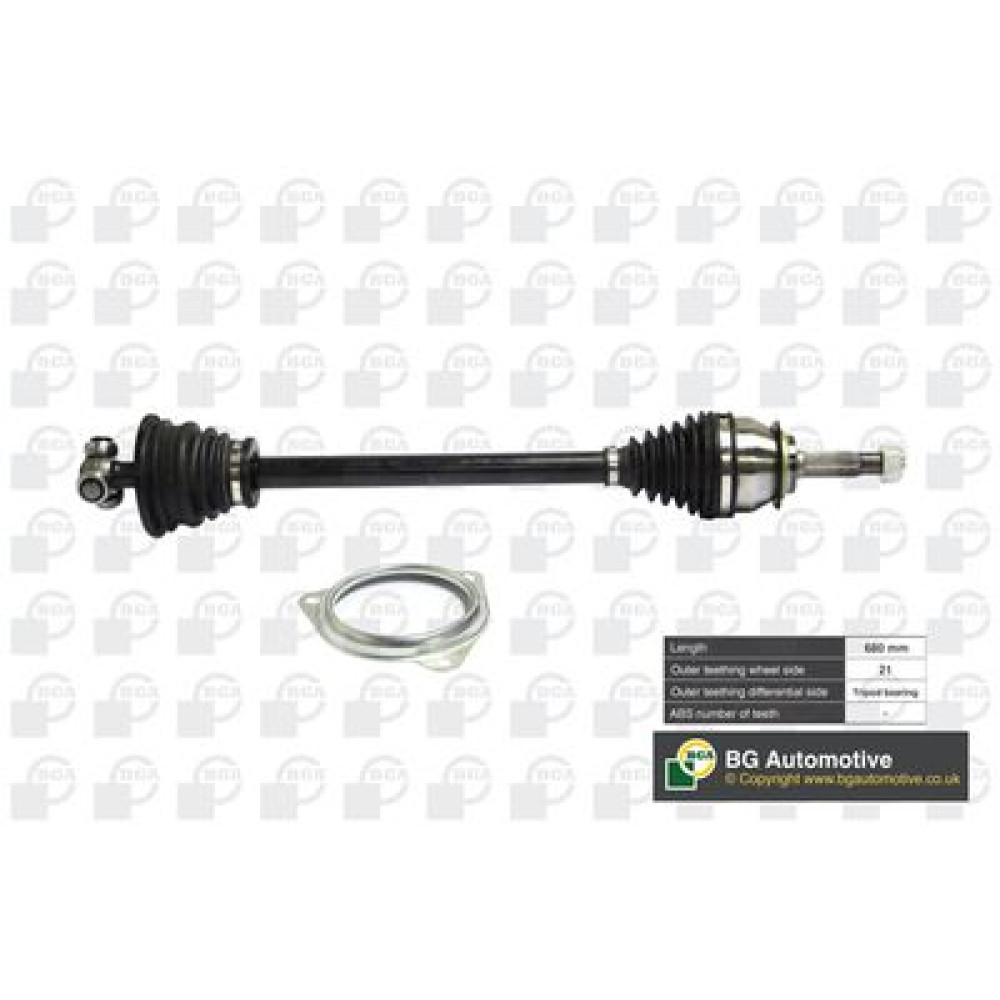 Полуось левая BGA ds7360l
