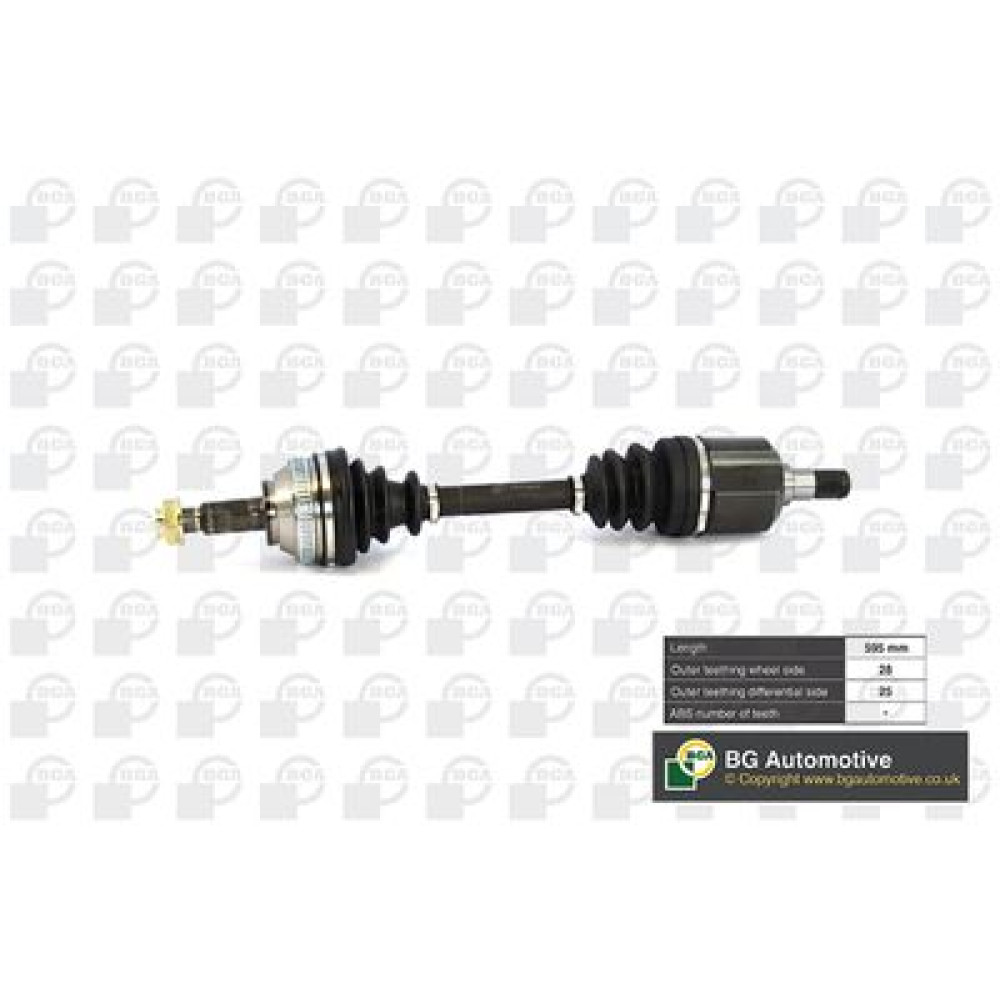 Піввісь Land Rover Freelander 98-06 2.0-2.5 D (пр.) BGA ds7513r