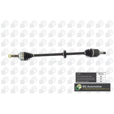Полуось правая BGA ds9500ra