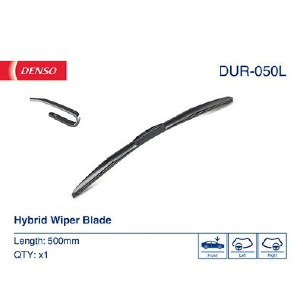 Гібридна щітка склоочисника Hybrid 500мм DENSO dur050l