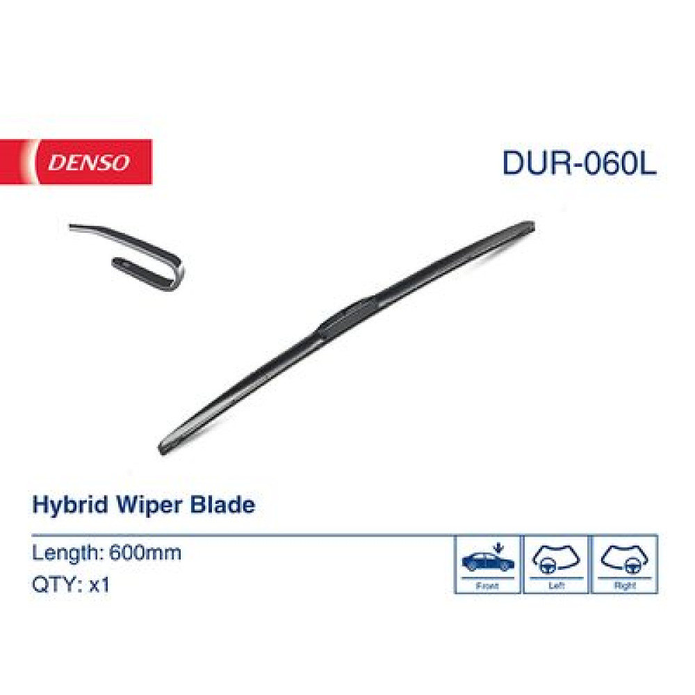 Гибридная щетка стеклоочистителя Hybrid 600мм DENSO dur060l