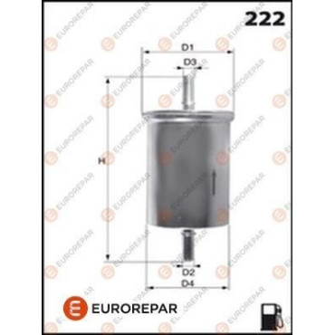 Фильтр топливный бензиновый EUROREPAR e145064